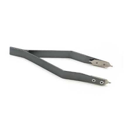 Bergeon 7825 Metallbåndspenn Tang Fjærstang Korn Tang Rustfritt Stål Ergonomisk Urmakerverktøy, Sølv - På Lager