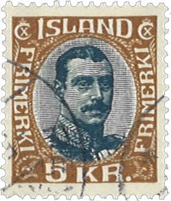Island 1920 - AFA 98 - Stemplet