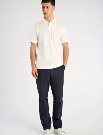 Lindbergh Needle Drop Polo S/S - White - S