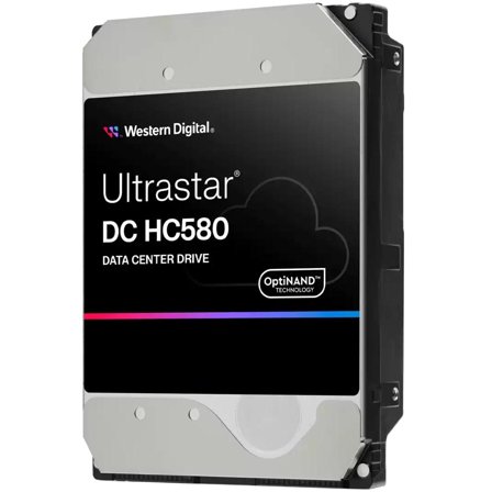 WD Ultrastar DC HC580 24TB Data Center HDD - SAS, Base (SE) 12Gb/s - 512MB cache