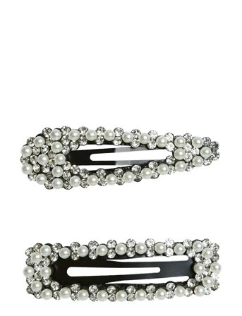 Pieces Pcrilana N Hairclip 2-Pack Bundle - Black - ONE SIZE