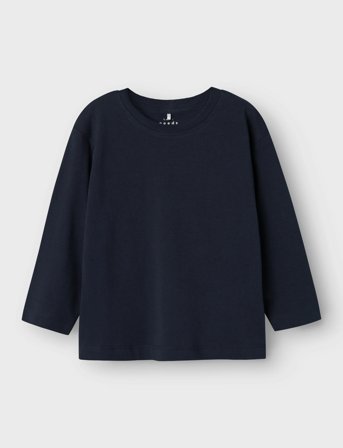name it Nmmvobbo Ls Nreg Top Noos - Navy - 116