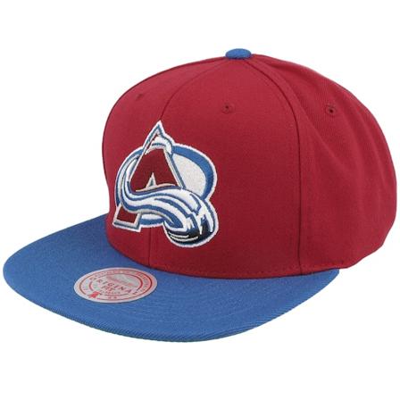 Mitchell & Ness - NHL Červená snapback Kšiltovka - Colorado Avalanche Team 2 Tone 2.0 Red/Light Blue Snapback @ Hatstore