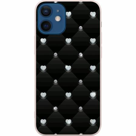 Apple Iphone 12 Mini Premium Skal Bling Heart
