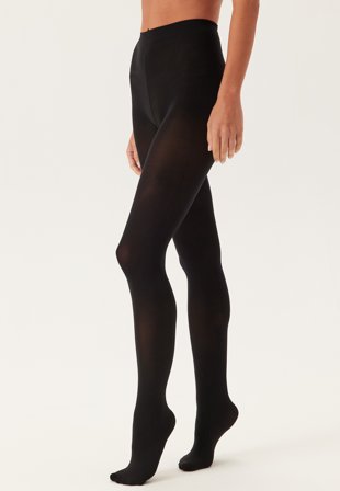 Pieces - Pcnew Nikoline 90 Den Tights - Black - Kläder - - Bubbleroom