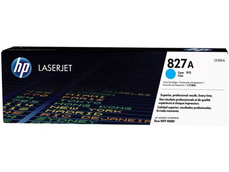 HP Toner CF301A 827A 32K Cyan - Lyreco - Toner och bläck - Tonerkassetter - Toner HP