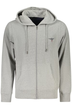 Accademia Militare Felpa Con Zip Uomo Grigio