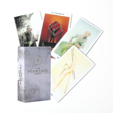 The Fountain Tarot Kort Guidebog Sæt Bordspil Til Familie Fest Underholdning Spillekort 78 stk Tt27