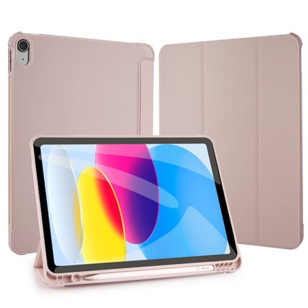 Etui for iPad 7/8/9 10.2" rosa pennspor 10. 30 fold full soft