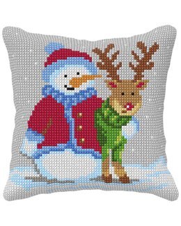 Stickpackung Kissen Schneemann - Orchidea