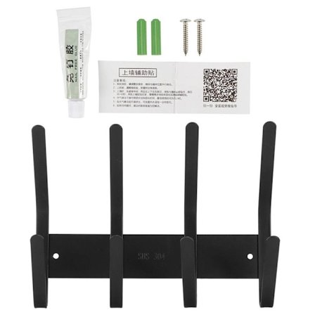 Vægmonteret kopholder i 304 rustfrit stål til opbevaring af kopper