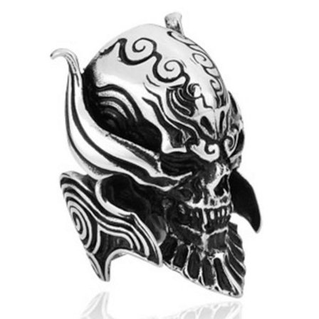 Rostfritt stål Halloween, punk, rockring