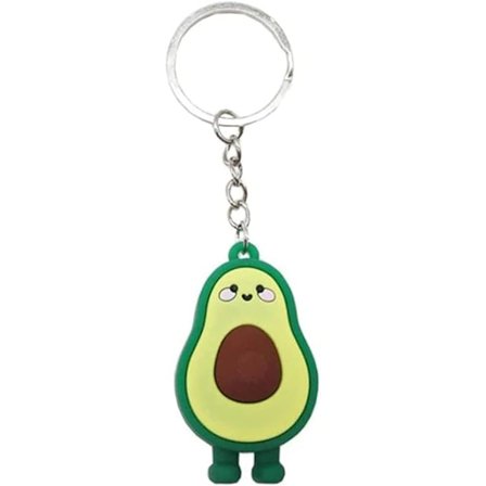 Söt Simulerad Frukt Avokado Nyckelring (stil a), 3D Mode S,ZQKLA