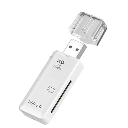 USB XD-kortleser for Fuji og Olympus-kameraer USB 2.0 XD-kameraminnekortleseradapter opptil 480 MB/s Lettlest XD-bildekortleser