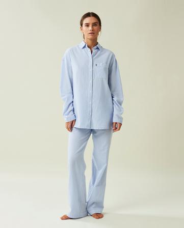 Lexington Icons Jennifer, lett oxford-pyjamas, økologisk bomull