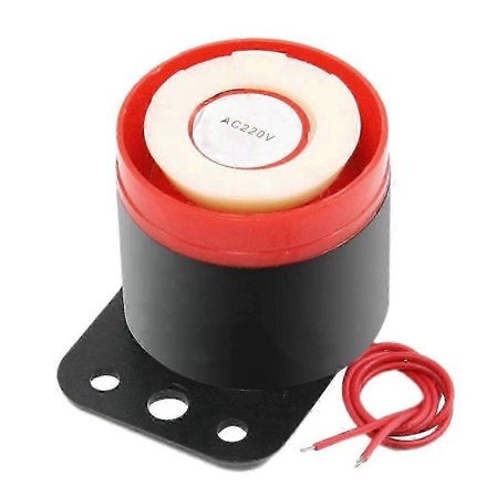 - 190 desibel 220 VAC Sirene elektronisk alarm lyd vibrasjon støy Utgave 2