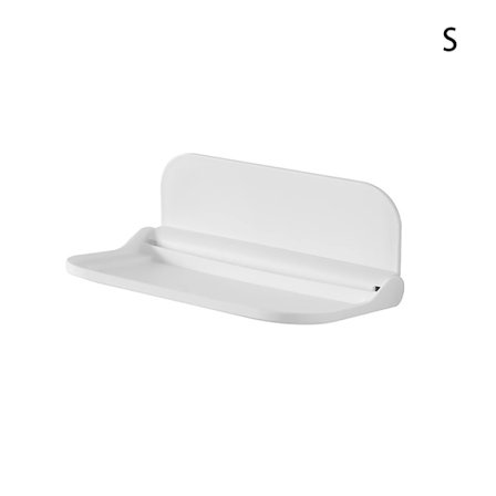 Väggmonterad hopfällbar hylla Sparar utrymme Lagringsställ utan stans