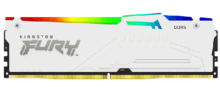 Kingston FURY Beast RGB - DDR5 - sett - 64 GB: 4 x 16 GB - DIMM 288-pin - 5600 MHz / PC5-44800 - ikke-bufret