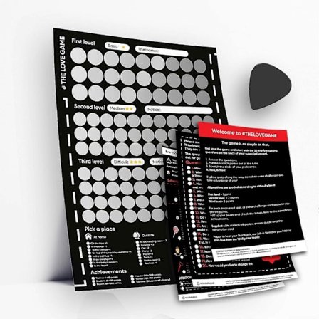 Kjærestegave Romantisk pargave Skrapeloddplakat 169 Kjærlighetsoppgaver - Posisjoner & Samtaler & Date Night-ideer C5-YT Tw