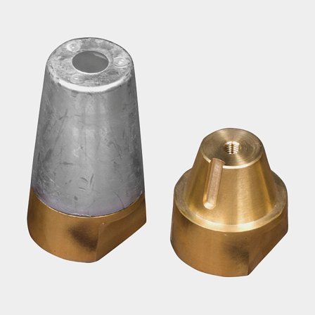 1852 Zinkanode m/mässingsmutter (tidigare 1141470) 30mm