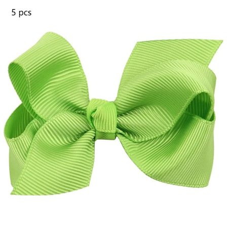 5 KPL rusetti hiuspidike tahrahiusklipsi VIHREÄ