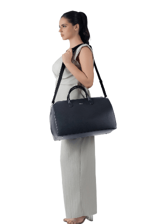 Carlheim Voyage Weekendväska Läder Handväskor Dam Svart ONESIZE