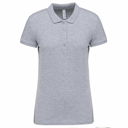 Kariban Dam/Dam Pique Poloshirt XXL Oxford Grå