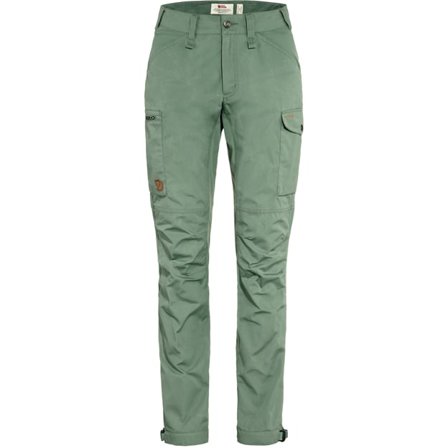 Fjällräven Women's Kaipak Trousers Curved in Patina Green, G-1000 | Size: 40