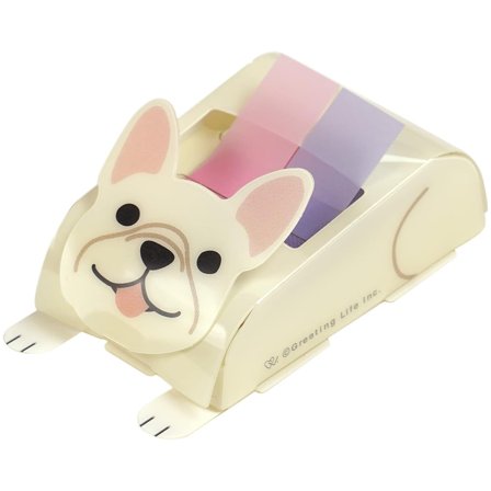 Greeting Life Index tabs French Bulldog