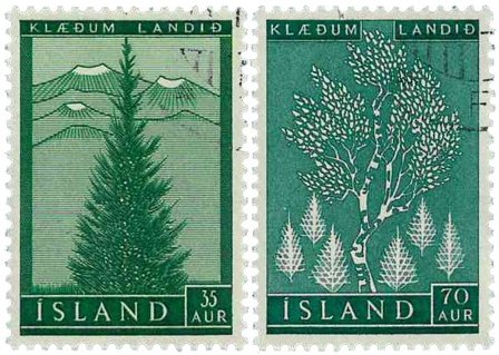 Island - AFA 321-322 - Stemplet