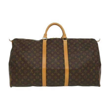 Louis Vuitton Vintage, Pre-owned Keepall Bag Bruin, Dames, Maat:ONE Size,Canvas