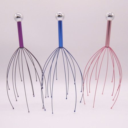 Hovedet Massager, Hårbundsmassager med 20-arms Massage Apparat, Afslappende Hårbundskraber, Hårstimulering, Stressreduktion, Ra