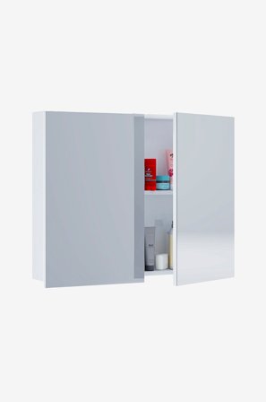 VCM - Spejlskab 80cm Vcb 1 - Hvid - Hylder & opbevaring - Fra Homeroom