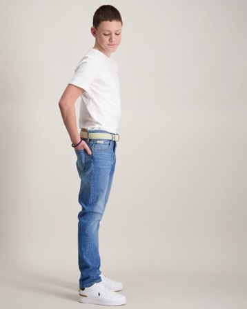 Calvin Klein ESS. WASHED BLUE DAD Bleu Jeans Garçon - Kids Brand Store