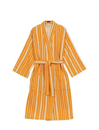 Marimekko Home Raide Bathrobe - Orange - XL