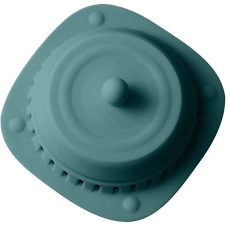 Silikone afløbsbeskytter anti lugt brusebad hår opsamler brusebad afløbsdæksel firkantet vask si prop filter til badeværelse, køkken, badekar, 