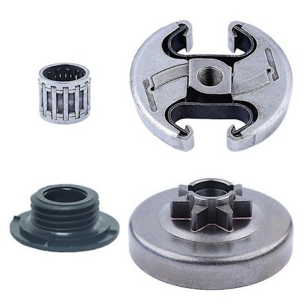 Drev 7T Koblingstrommel Lagerkit for Husqvarna 455 460 Rancher Motorsag Erstatningsdeler for 537