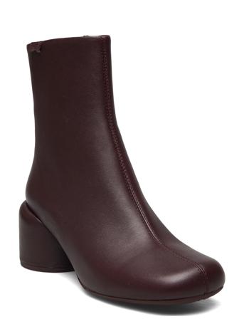 Niki Shoes Boots Ankle Boots Ankle Boot - Heel Burgunder Camper*Betinget Tilbud