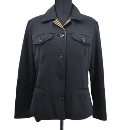 Fendi Vintage Pre-owned Stof overtj Sort, Dame Vintage Jakker