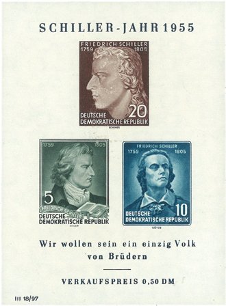 DDR 1955 - MICHEL blok 12 - Miniark - Postfrisk