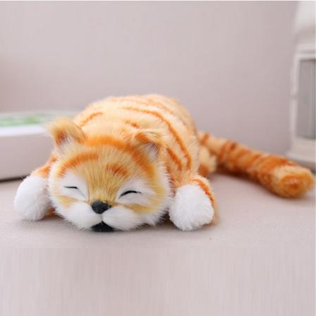Elektrisk katt 30cm Morsom simulering Elektrisk katt Rull plysjdyr Katter leker Barn