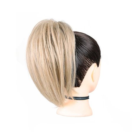 1B Pink# Clip in Ponytail Extension - Volumizer Claw Clip Hairpiece