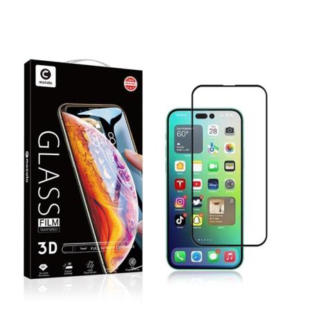 MOCOLO 3D Skärmskydd i Härdat Glas för iPhone 14 Pro Max - Svart Svart