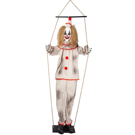 Animerad Skräckclown på Gunga 140 cm