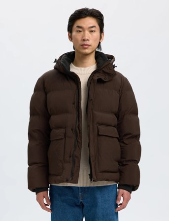 Selected Slhanders Puffer #S - Brown - XL