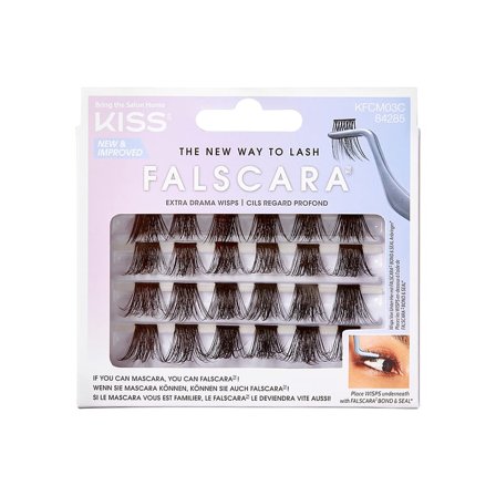 Kiss Falscara Natural Wisp Multipack Extra Drama, Makeup, Øjenvipper, Kunstige Øjenvipper
