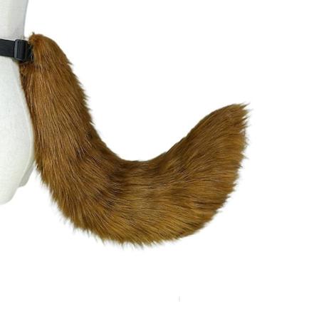 Fleksibel kunstpels kattekostume Hale Cosplay Halloween julefest kostumer Brown