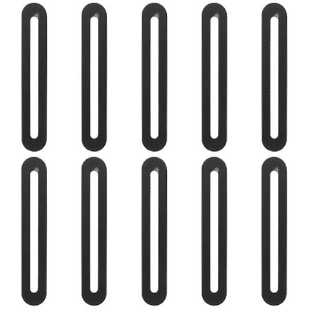 10 stk. Justerbar flad reparationsplade med slids hul flade reparationsplader til træ