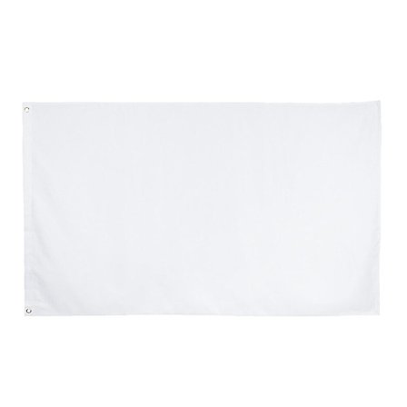 1 stk. 90x150cm Kreativt Hvidt Flag DIY Bannere Festdekoration (hvid) -xx