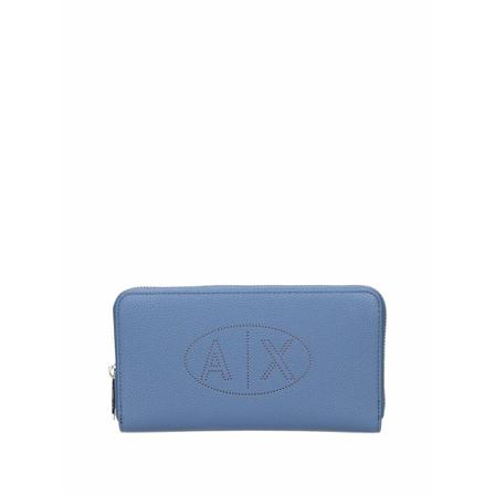 Armani Exchange Wallets Cardholders Blå, Dame Punge og Kortholder, Størrelse: ONE Size